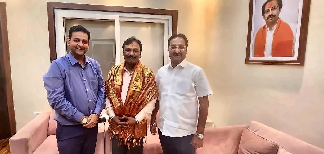Dhiraj V. Terkar with Ambadas Danve