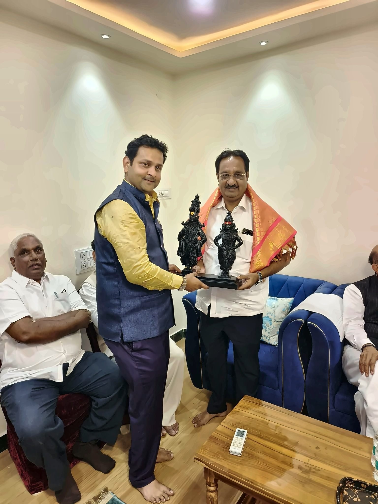 Dhiraj V. Terkar with Renukadas Vaidya
