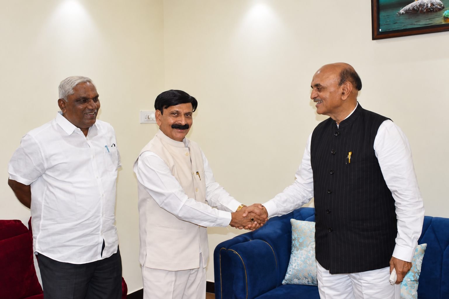 Vilas D. Terkar with Dr. Bhagwat Karad