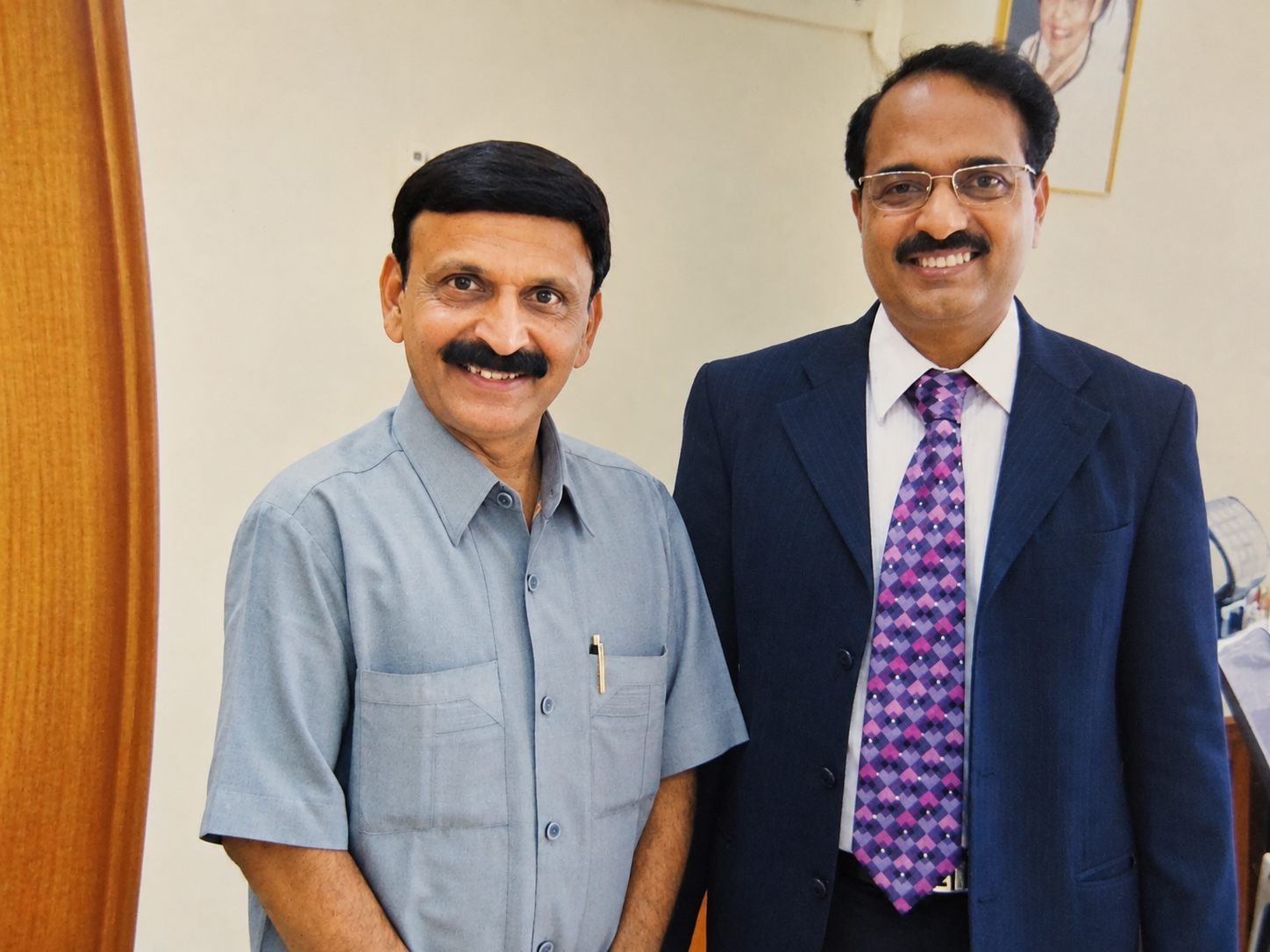 Vilas D. Terkar with Thomas Mathew