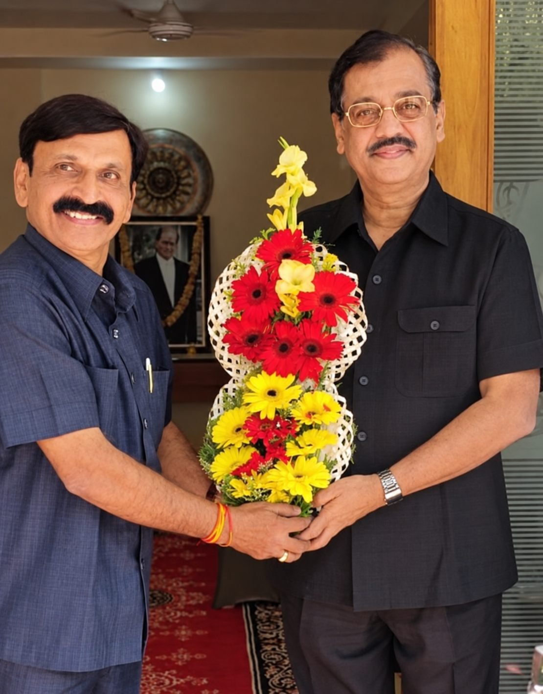 Vilas D. Terkar with Ujjwal Nikam